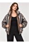 Brand Equivalent Shiny Quilted Bomber Coat - 4