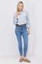 Women's High Waist Skinny Trousers - 5