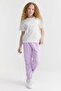 Girl's Sweat Bottoms with Elastic Waist and Legs - 6