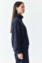 Women's high collar half zip sweat top rk0301 - 7
