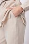 Women's Elastic Waist Linen Trousers - 6