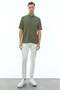 Collared Buttoned Shirt with Pockets - 6