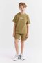 Boy's Waffle Fabric 2-Piece Set