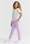 Girl's Sweat Bottoms with Elastic Waist and Legs - 5