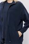 Women's Slim Sweatshirt with Adjustable Waist and Lace-Up Detail - 5