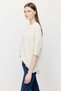 Women's Asymmetrical Cut Oversized Blouse - 3