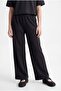 Girls' Elastic Waist Wide Leg Pants - 6