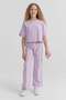 Girl's Elastic Waist Sweat Bottoms - 2