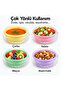 Mori 400 ml (1 Pc) Air-Tight Round Collapsible Silicone Storage Container and Bowl, Platinum Silicone, Bpa-Free, Microwave and Freezer Compatible, Lm0012/20 - 8