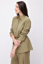 Women's Belted Linen Shirt - 4