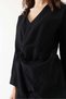 Women's Tie-Up Wrap Blouse - 7