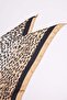 Women's Leopard Patterned Oversized Scarf - 3