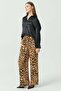 Women's Leopard-Printed Pants - 3