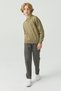 Boy's Buttoned Polo Neck Knit Sweater - 5