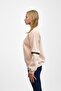 Salmon Front and Arm Printed Three Thread Sweat - 3