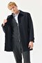 Men's Shirt Collar Trench Coat - 6
