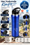Double-Layered High Quality Stainless Steel 500ml Thermos Mug with Straw, Car Coffee Tea Bottle