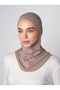 Cross Hijab Neck Collar Bonnet - Smoke Rose - (St232), (Id 3423238) - 3