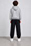 Joi Emblem Black-Navy Blue Jogger Sweatpants for Boys and Girls – Zipper Pockets, Elastic Waist and Cuffs, School Season - 6
