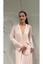 6 Piece Backless Combed Cotton Nightgown Dressing Gown Set Wedding Dress Set |   Cotton Fabric Pajama Set with Shorts Bride Set - 7