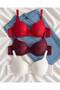 Women's Lace supportive Wired push-up padded soft bra - triple pack