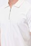 Men's Half Zip Polo Neck T-Shirt - 5