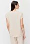 Women's Crew Neck Short Sleeve Blouse - 5