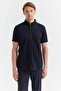 Men's Short Sleeve Textured Shirt - 2