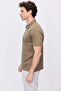 Men's Half Zip Polo Neck T-Shirt - 3