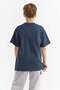 Boy's T-Shirt with Embossed Lettering Print Detail - 5