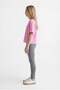 Girl's Printed Basic T-Shirt - 3