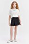 Girl's Ribbon Detailed Skirt