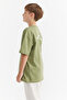 Boy's T-Shirt with Text Print Detail - 2