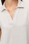Women's Polo Collar Maxi Dress with Pockets - 7