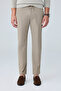 Men's Comfort Fit Premium Polyamide Fabric Fit Jogger Beige Trousers - 252Dngr - 3