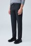 Men's Comfort Fit Black Striped Jogger Pants Stretch Fabric 0247Dngr - 5