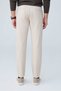 Men's Comfort Fit Cotton Viscose Fabric Linen Look Beige Trousers - 216Dngr - 7