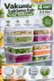 Vacuum-Sealed 100% Leakproof 4-Piece 2.5 Lt Large Rectangular Food Storage Container Set