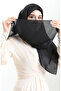 Jan jan chiffon scarf 70311-01 black - 2