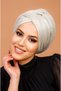 Gümüş Piliseli Çapraz Model Dolgulu Bone - 2