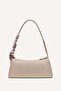 AVRIL TOP ZIP SHOULDER BAG-LT3 - LT TAUPE-N/S - 2