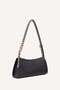 AVRIL TOP ZIP SHOULDER BAG-BGD - BLK/GOLD-N/S
