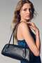 TIANA EW SHOULDER BAG-BSV - BLACK/SILVER-N/S