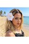 1 Piece Hawaiian Style Hibiscus Flower Hair Clip - Tropical Beach Accessory - 5