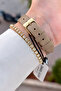 Gold Case, Mink Color, 23 Mm, 2 Year Warranty, Women's Wristwatch - 4