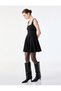 Krep Scuba Slim Fit Sleeveless Thick Strap Square Neck Mini Dress - 3