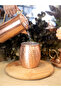 Copper Cup Chubby Cocktail Hammer Forged Model Matte Copper Color - 3