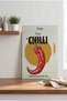 Chilli Pepper Mottolu Tempered Glass Cutting Board 25X35 cm - 5