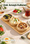 3 Round Bowl Bamboo Snack Bowl with Tray - 4