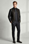 Rivano Crocodile Black Men's Genuine Leather Jacket - 4